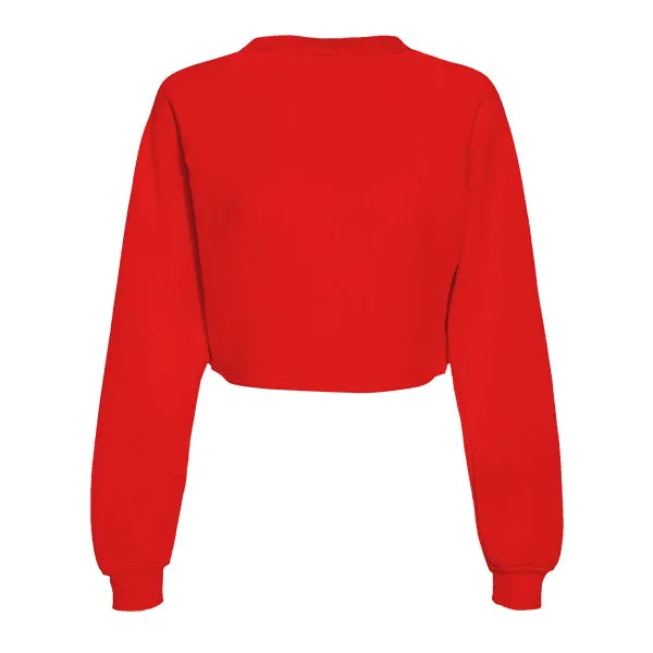 Women's Crop Crewneck Sweatshirt