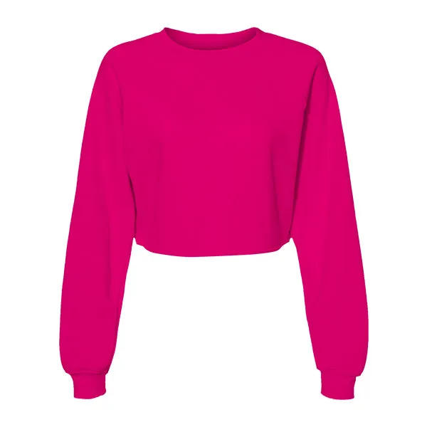 Women's Crop Crewneck Sweatshirt