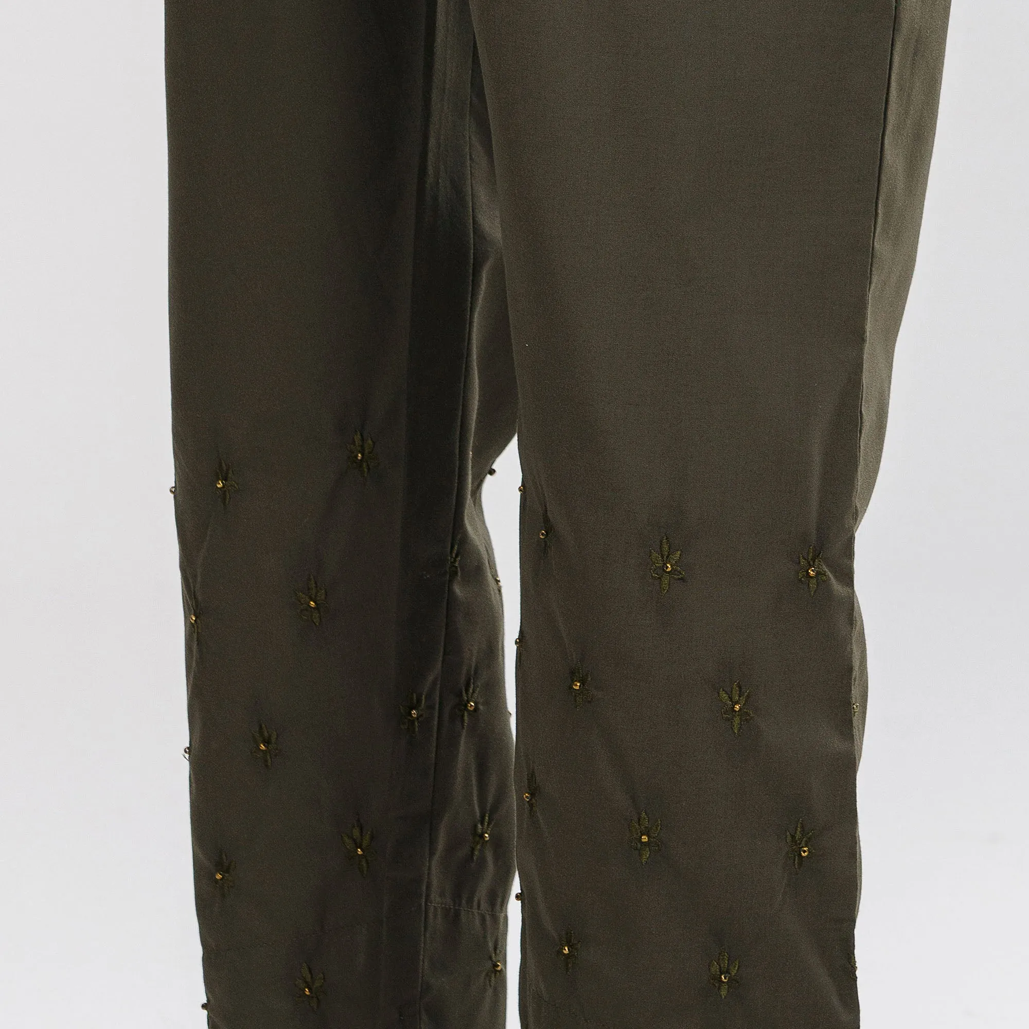 Womens Green Ethnic Bottom
