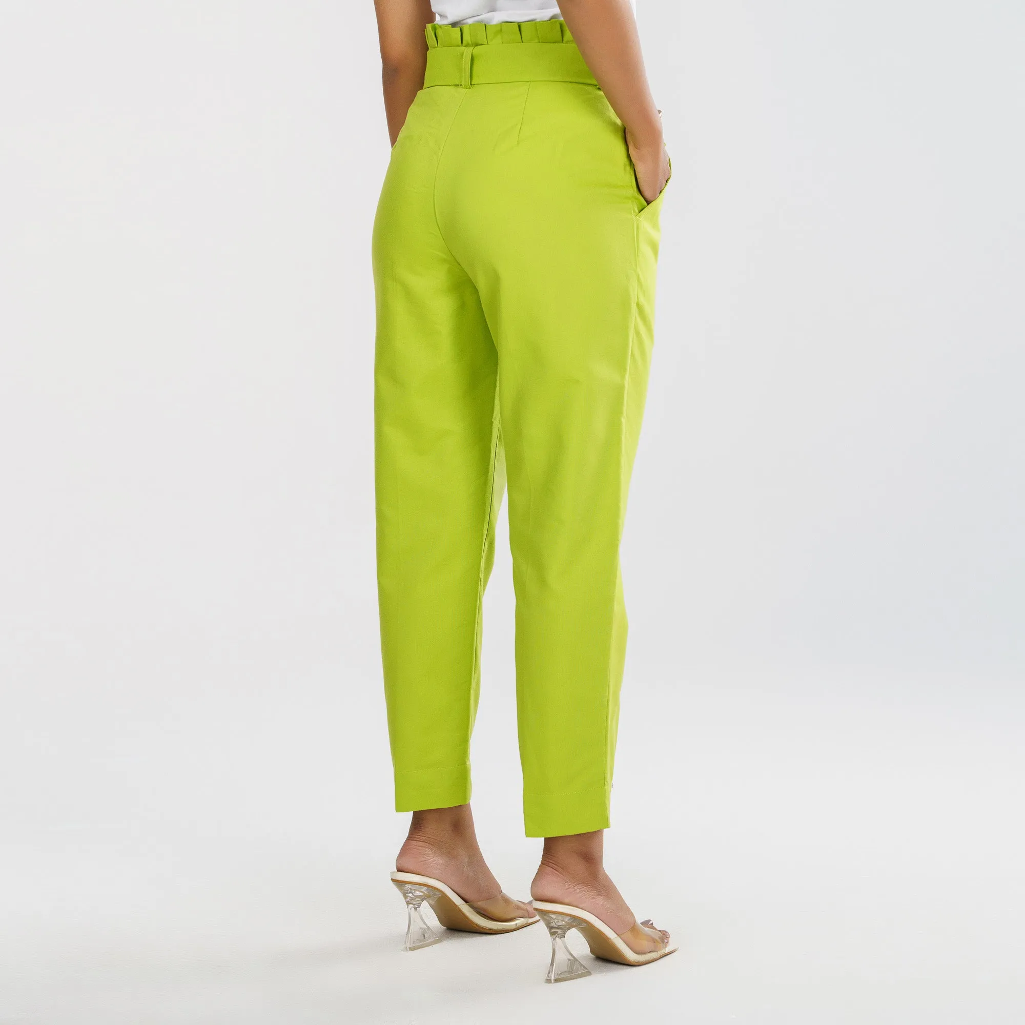 Womens Neon Green Workwear Bottom