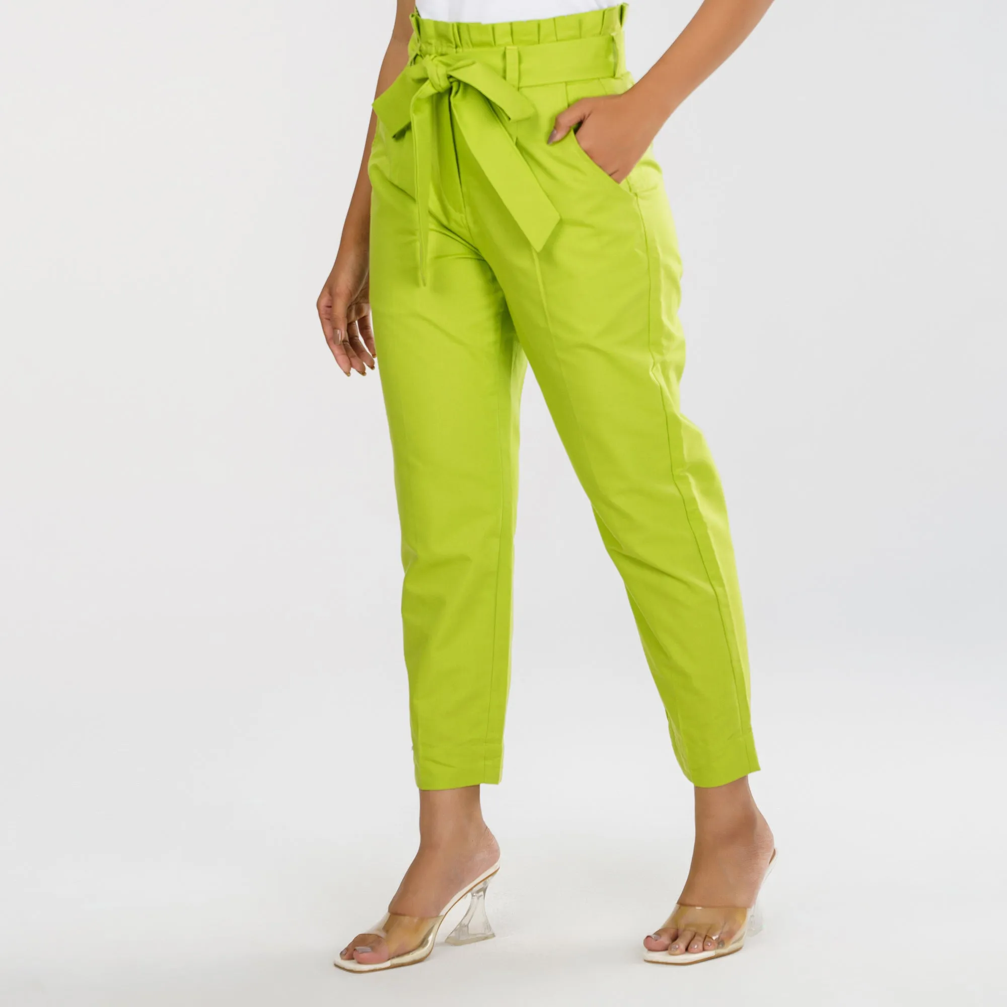 Womens Neon Green Workwear Bottom