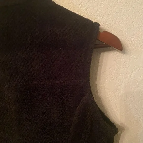 Women's Patagonia Black Fleece Full Zip Up Vest