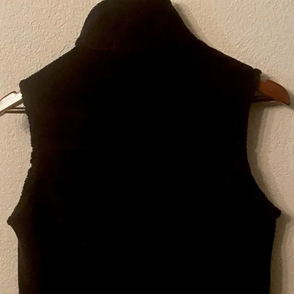 Women's Patagonia Black Fleece Full Zip Up Vest
