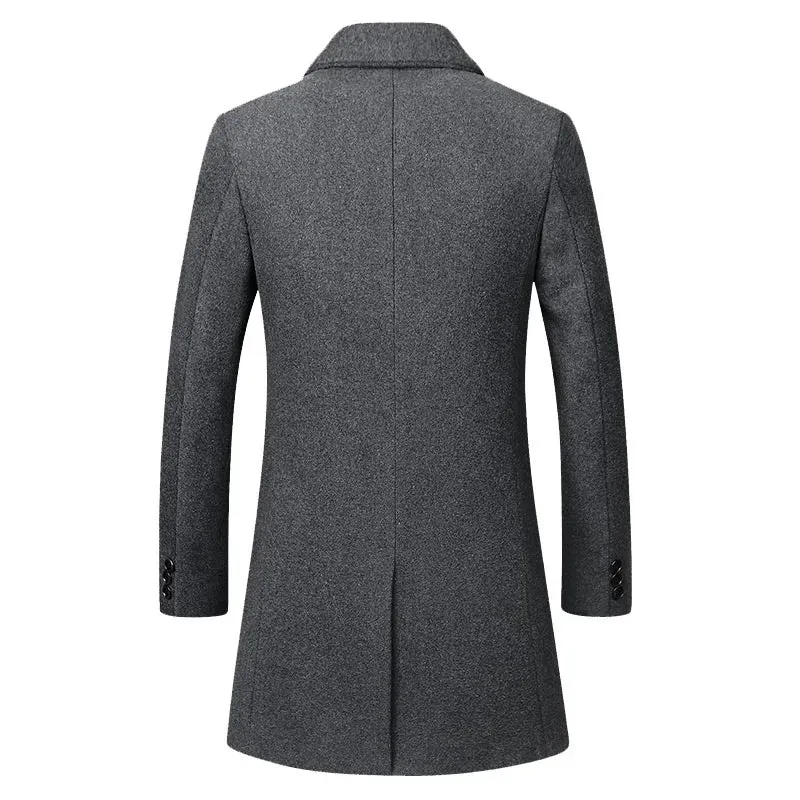 Wool Casual Trench Coat