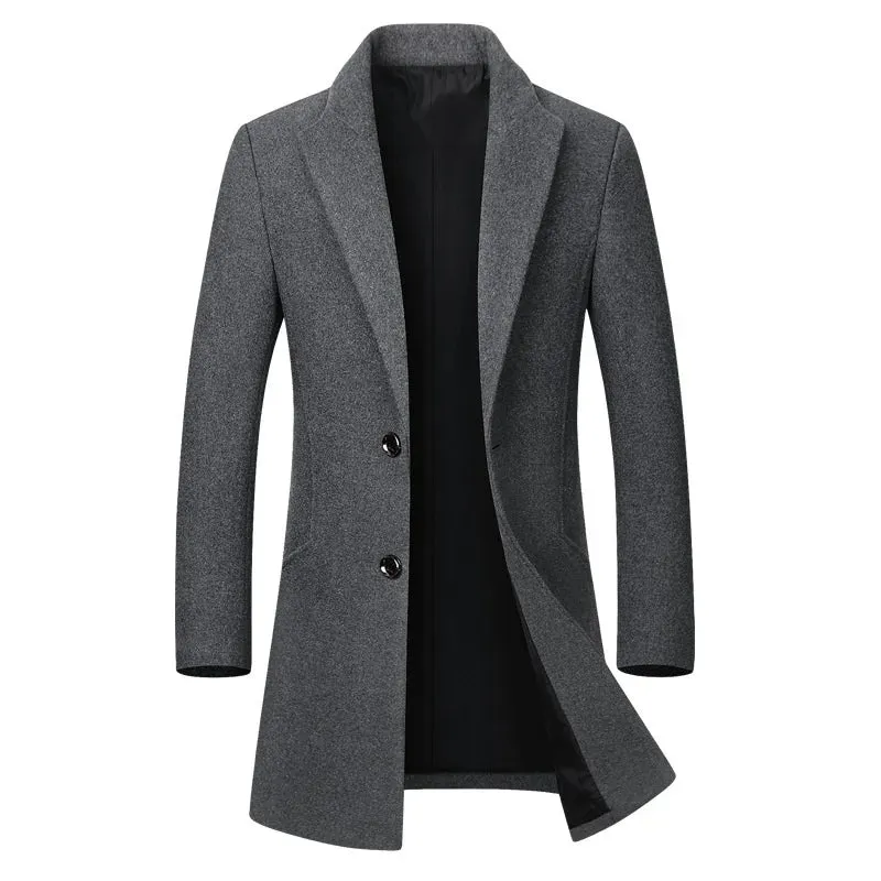 Wool Casual Trench Coat