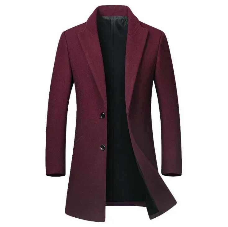 Wool Casual Trench Coat