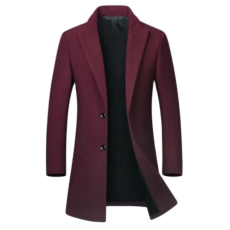 Wool Casual Trench Coat
