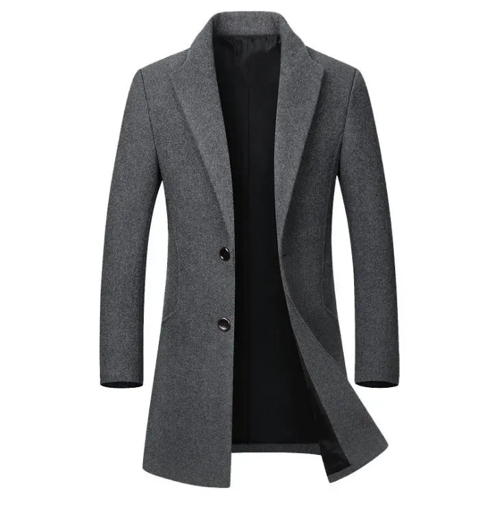 Wool Casual Trench Coat