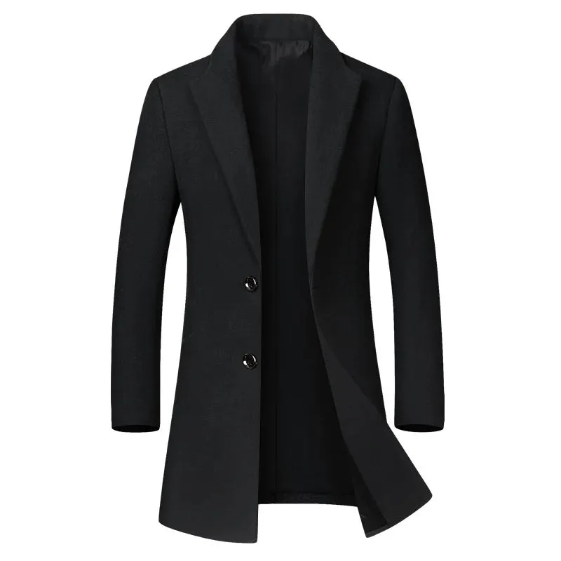 Wool Casual Trench Coat