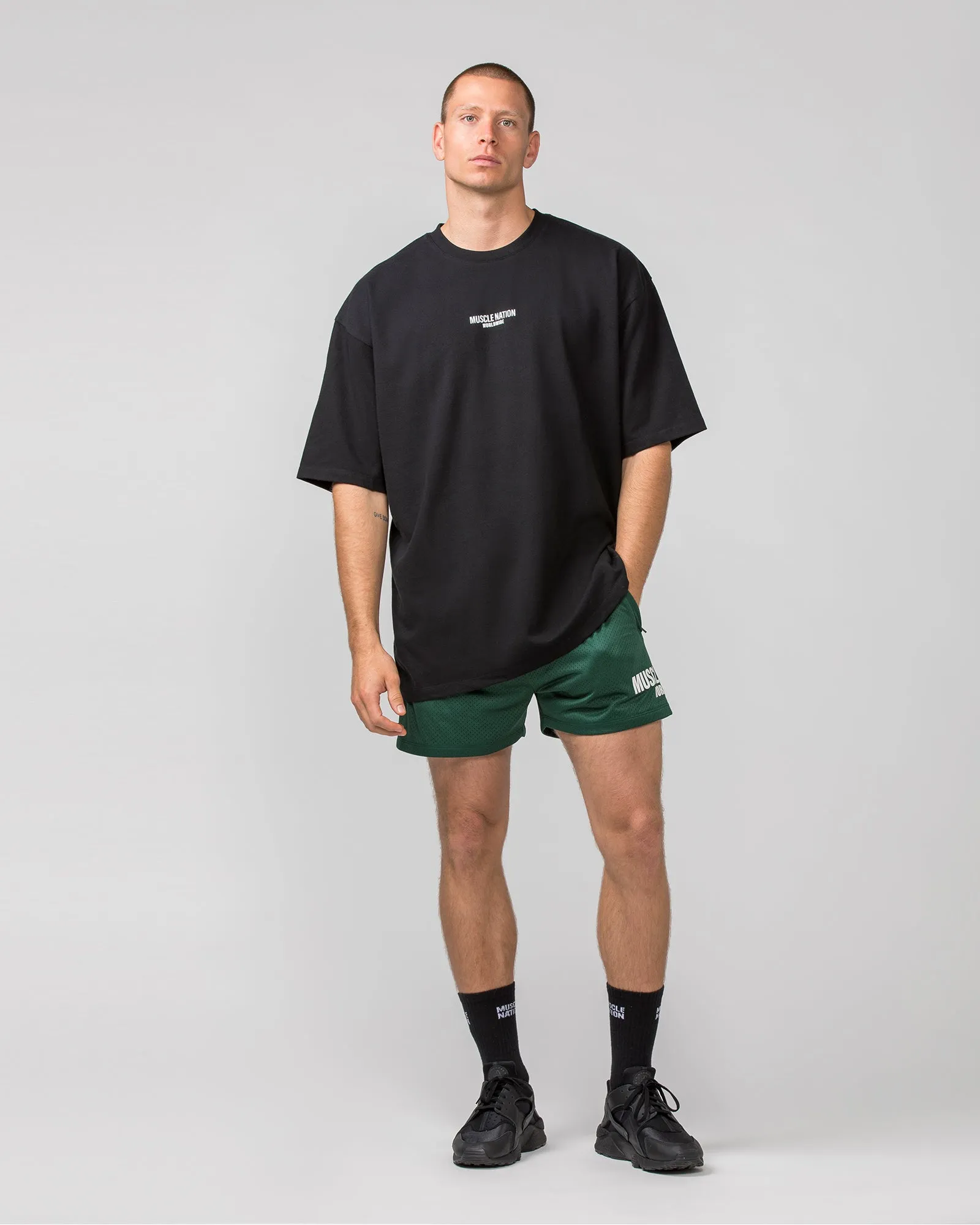 Worldwide Lay Up 3.5'' Shorts - Forest Green
