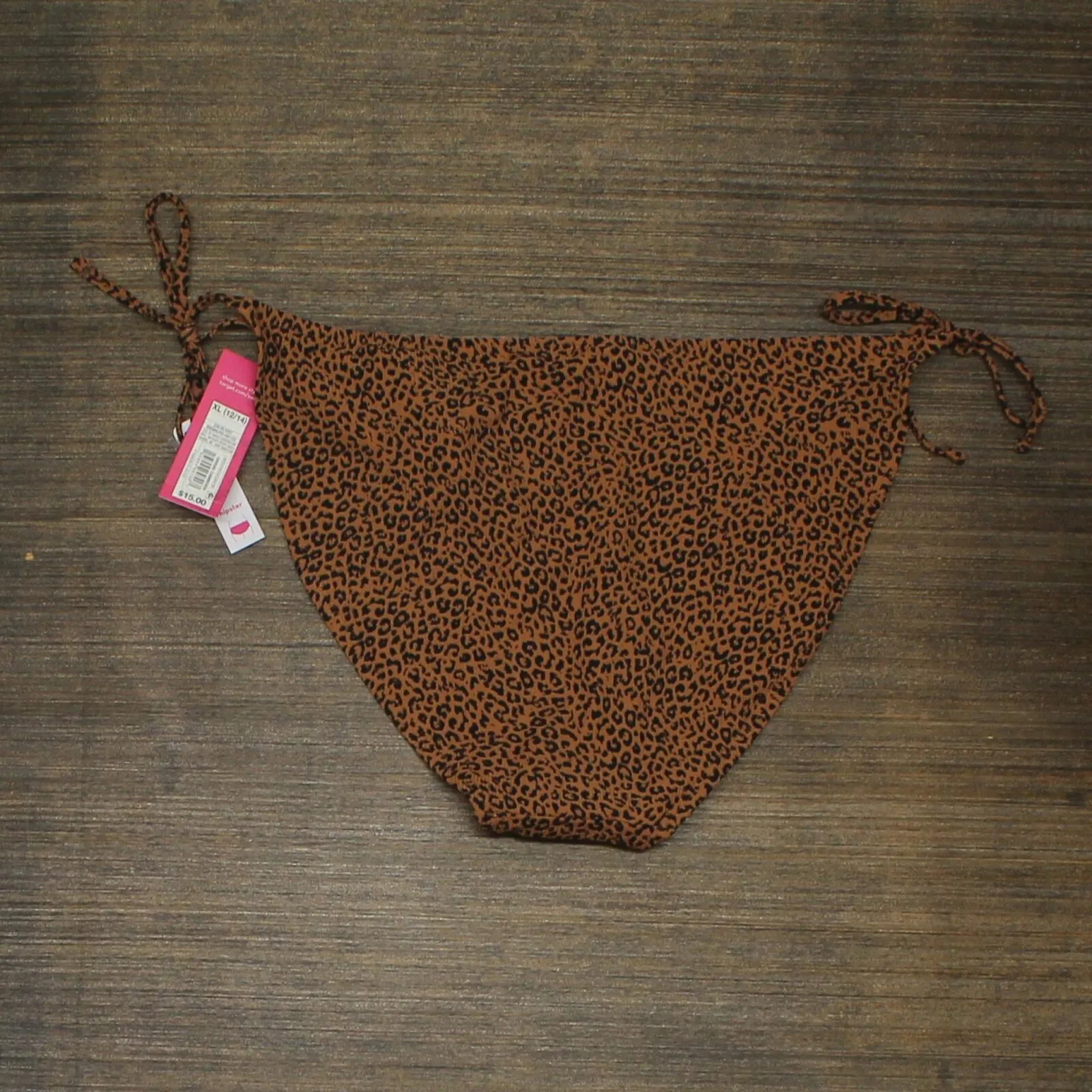 Xhilaration Juniors' Ribbed String Hipster Bikini Bottom PID-001122