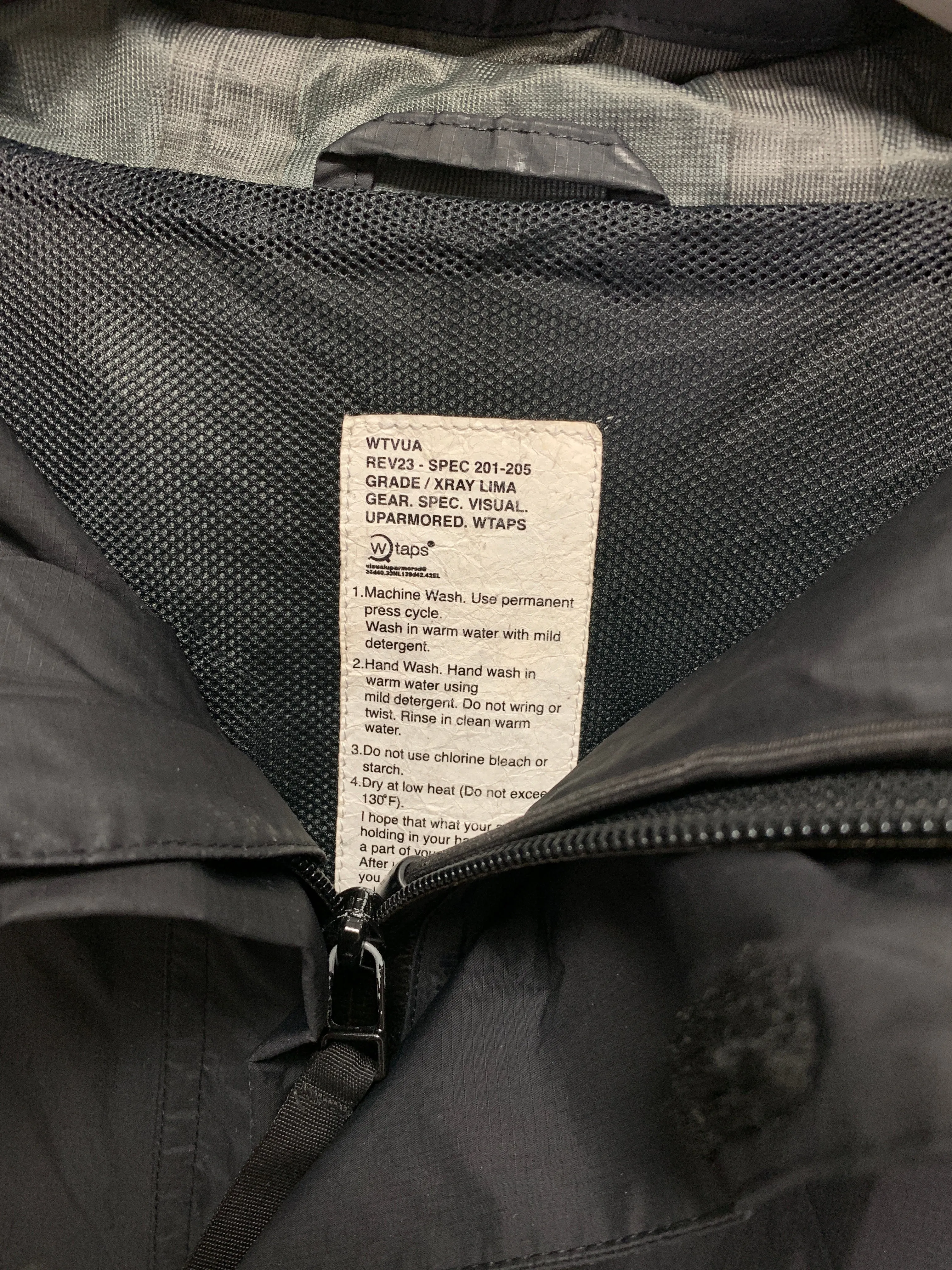 [XL] WTaps SS05Ripstop Nylon Parasmock Jacket Black