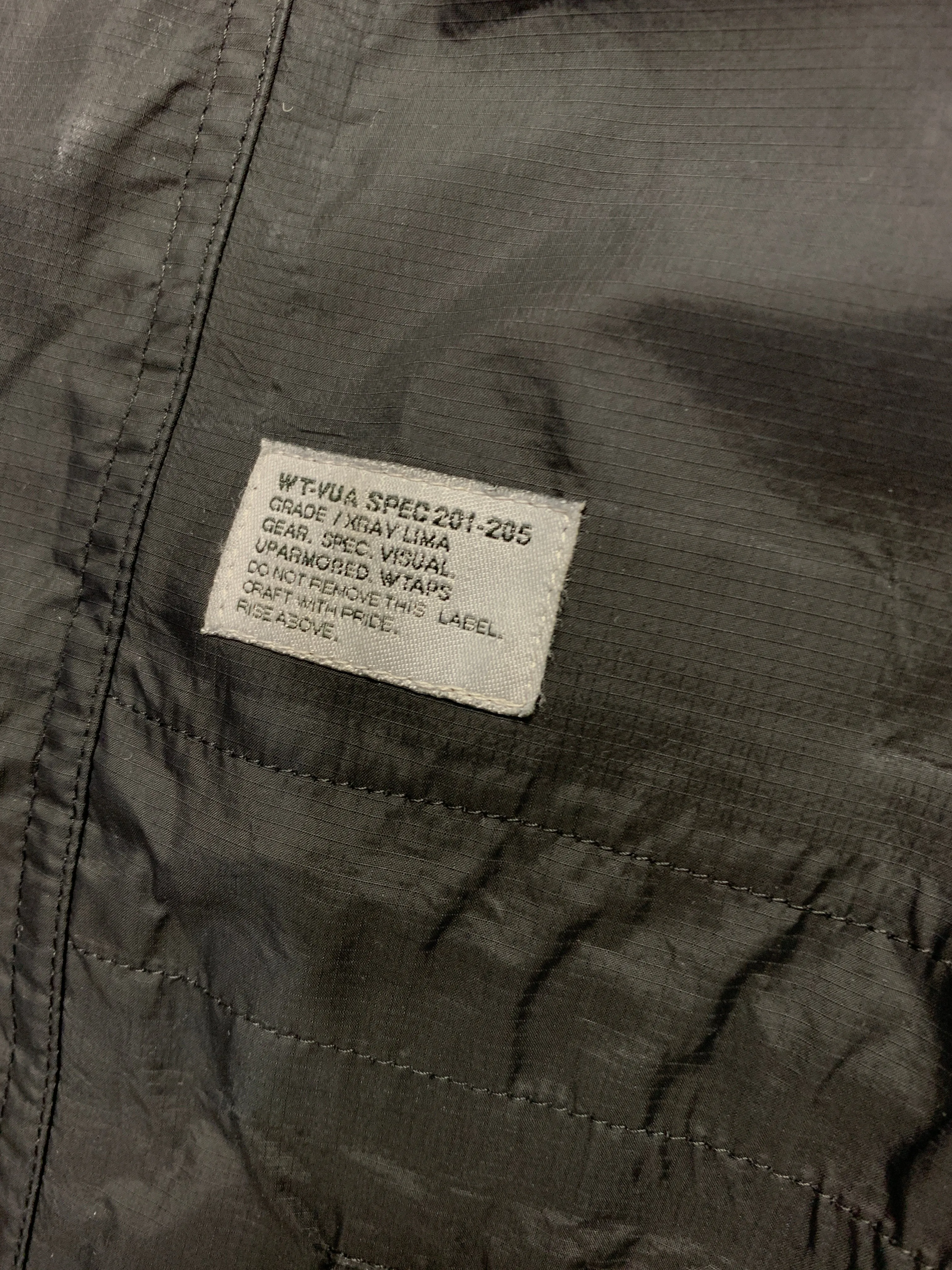 [XL] WTaps SS05Ripstop Nylon Parasmock Jacket Black