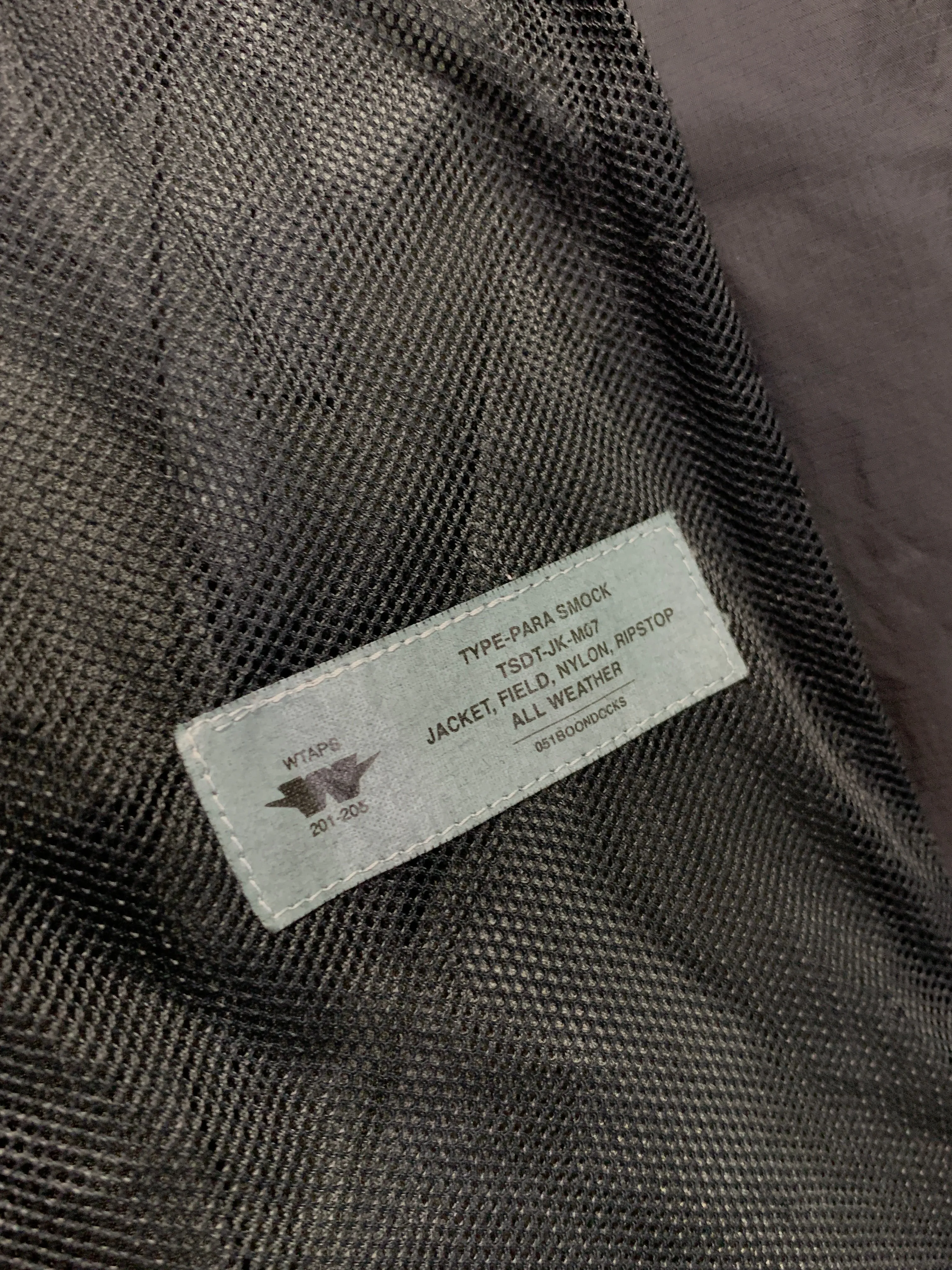[XL] WTaps SS05Ripstop Nylon Parasmock Jacket Black