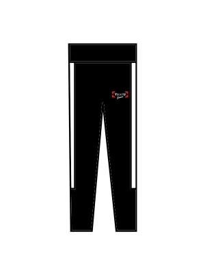 Y DON'T U DANCE - BLACK AND WHITE TRACKSUIT BOTTOMS