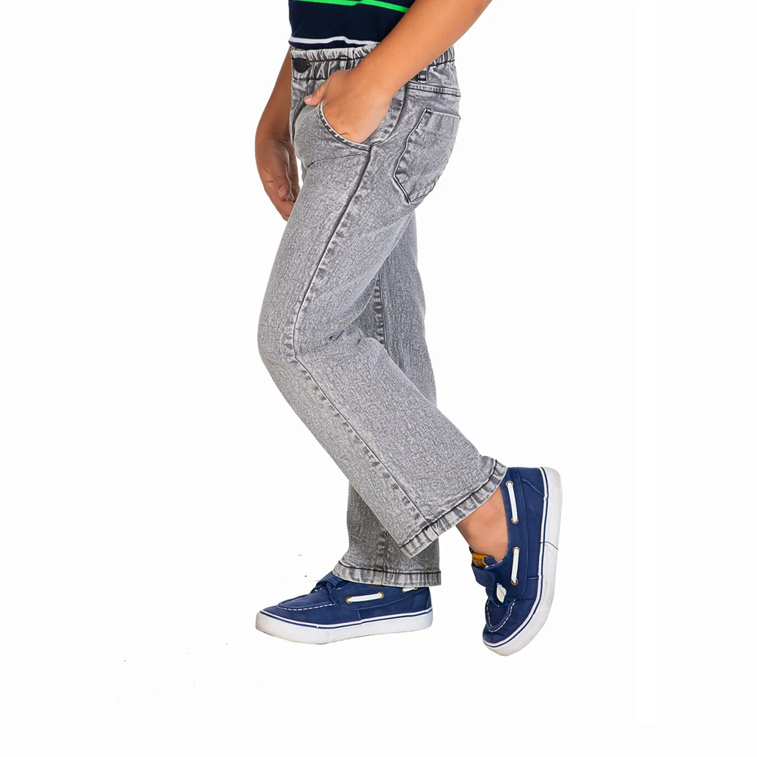 Yale Denim Bottom Regular Fit Jeans