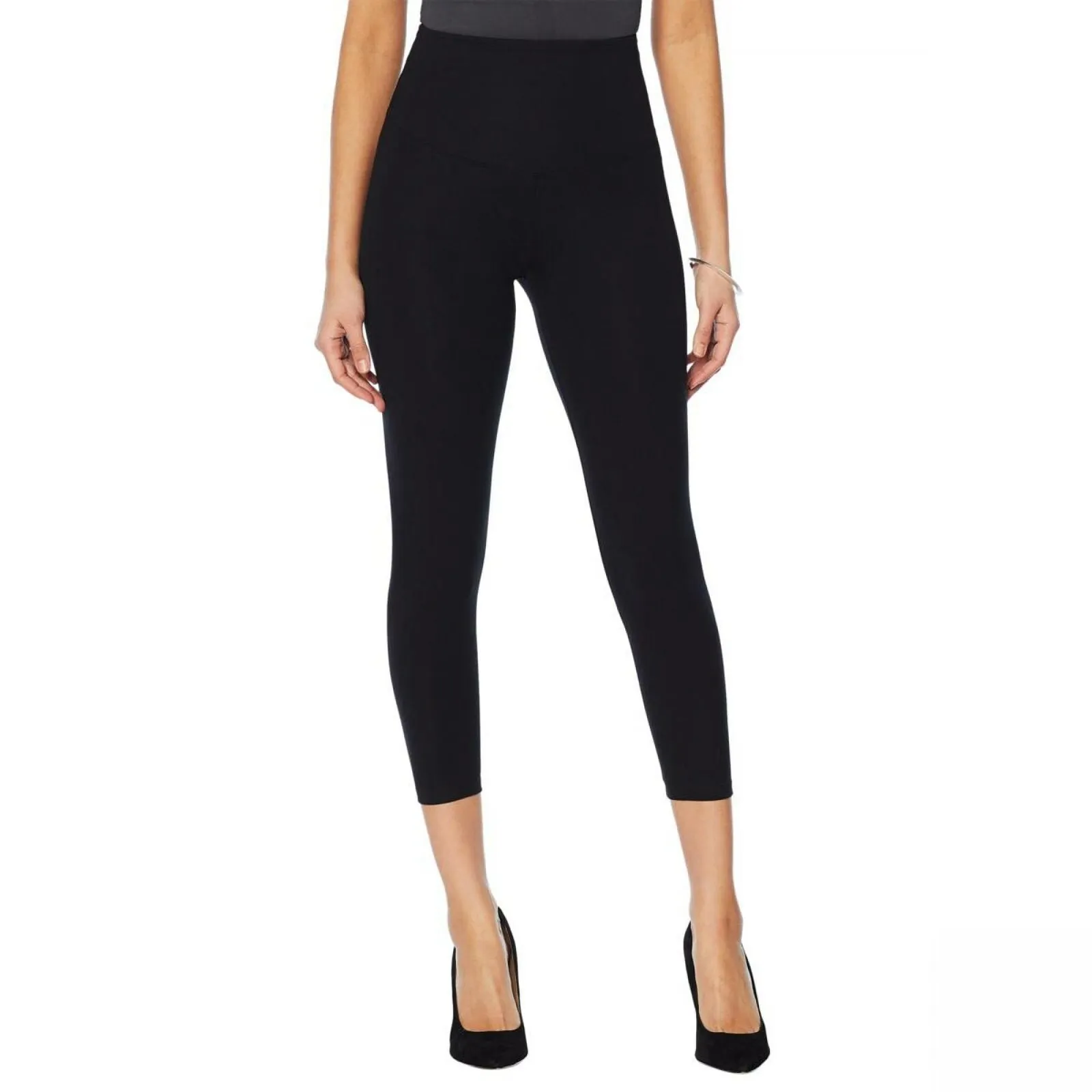Yummie 2 PAIRS Gloria Skimmer Leggings Black and White XL
