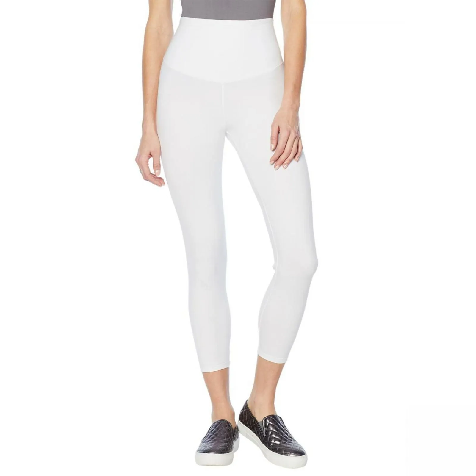 Yummie 2 PAIRS Gloria Skimmer Leggings Black and White XL