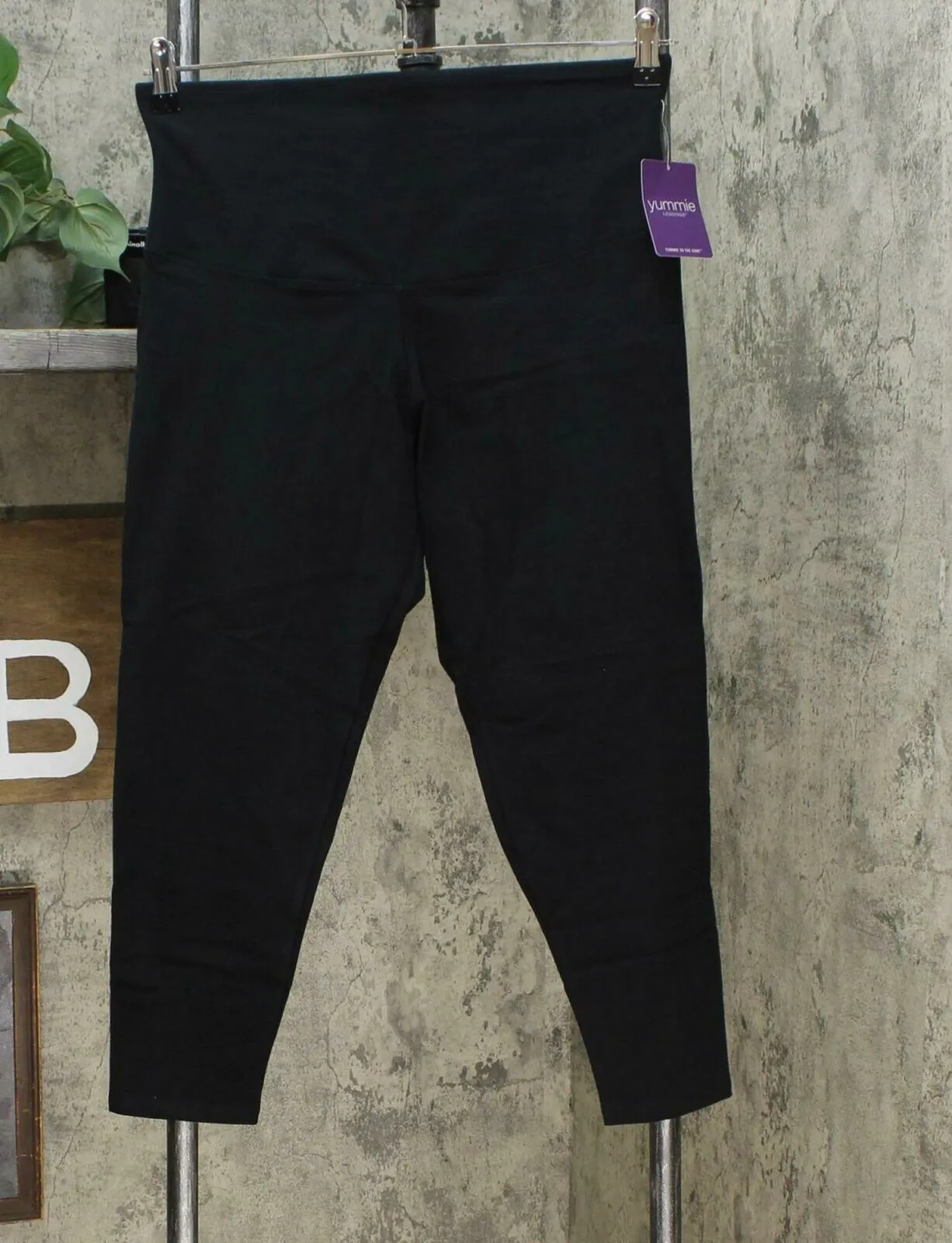 Yummie 2 PAIRS Gloria Skimmer Leggings Black and White XL