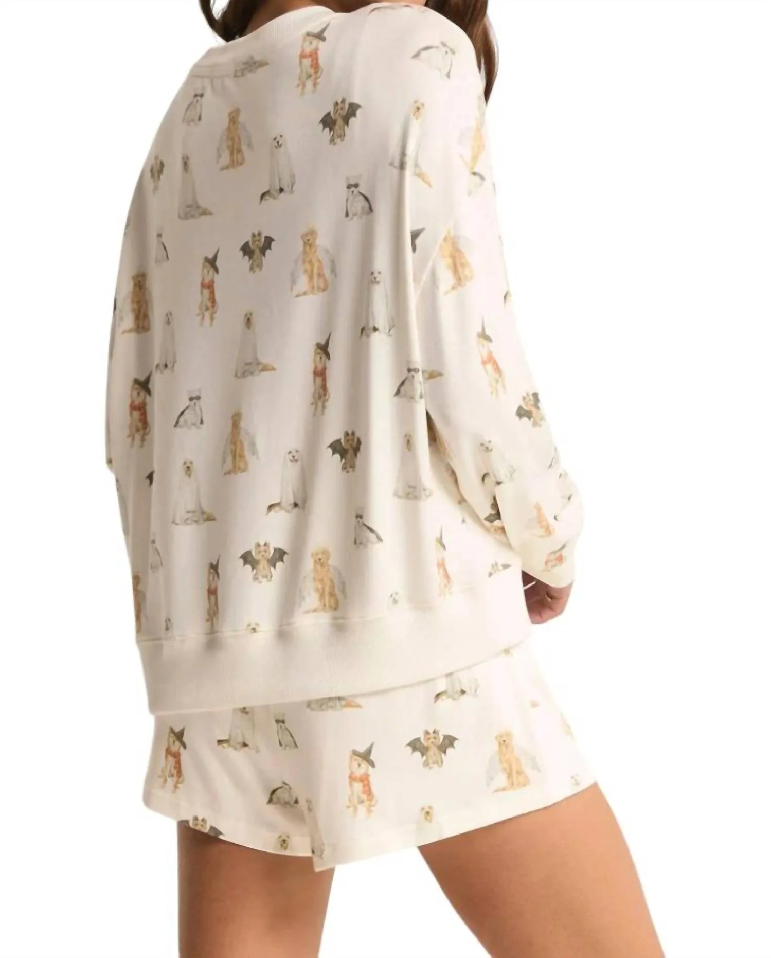 Z Supply - Hey Boo Dog Longsleeves Top