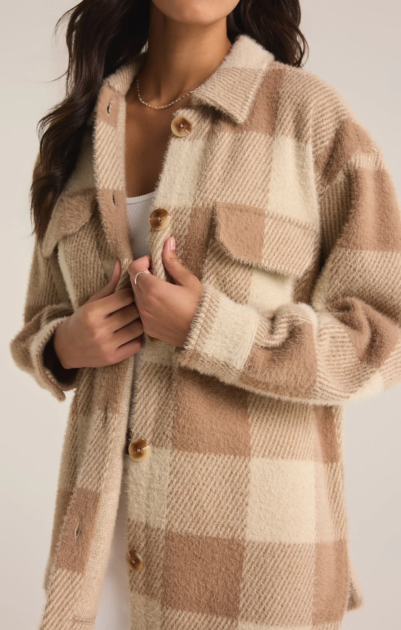 Z Supply Tucker Buffalo Check Jacket Campfire