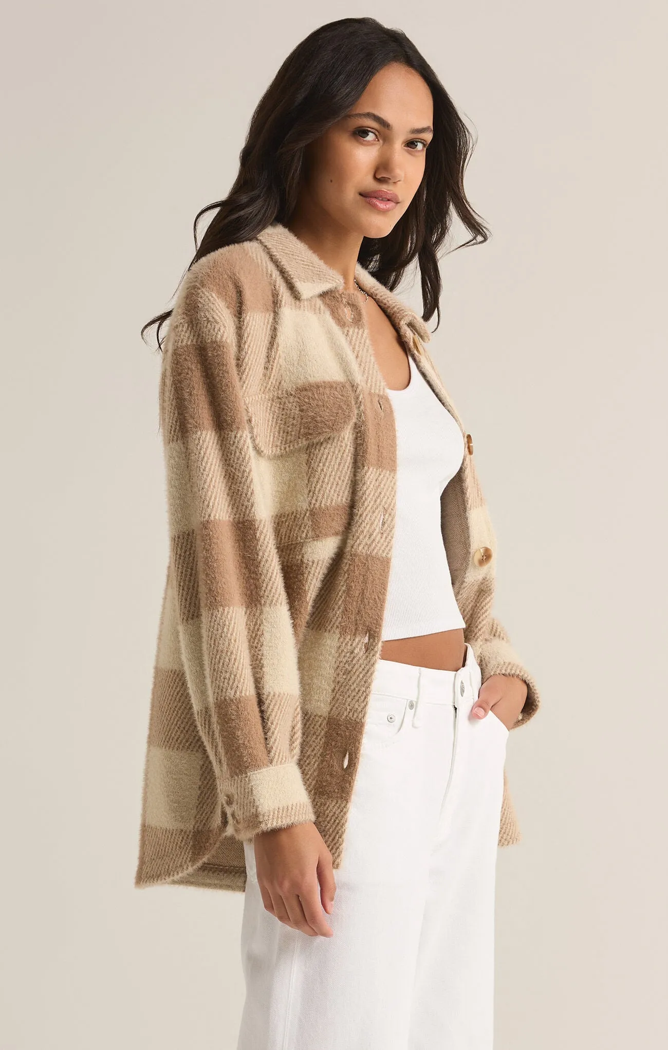 Z Supply Tucker Buffalo Check Jacket Campfire